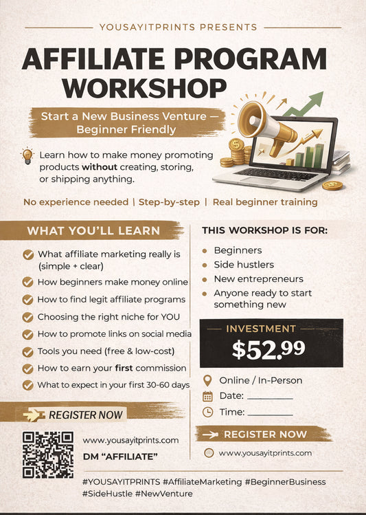 Affiliate Program workshop